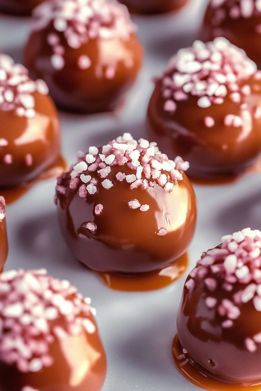 No-Bake Salted Caramel Pretzel Bites