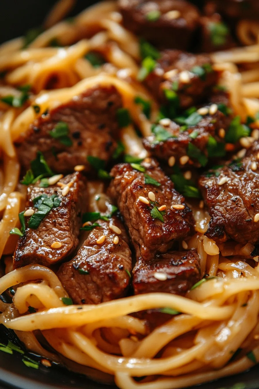 How To Cook The Best Garlic Butter Steak Lightning Noodles