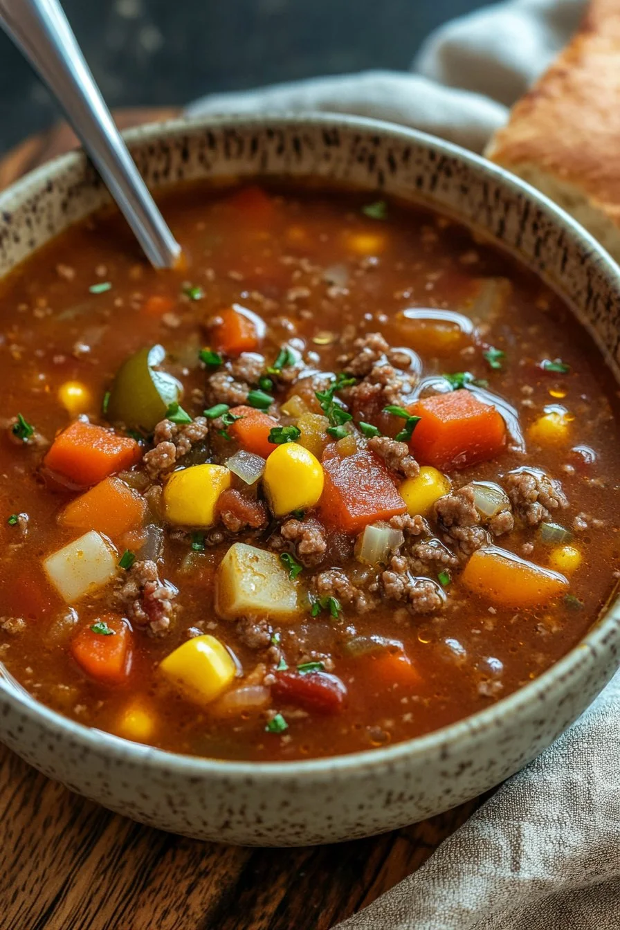 Hamburger Soup