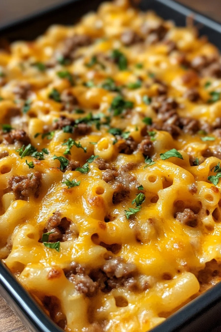 Cheesy Enchilada Hamburger Helper