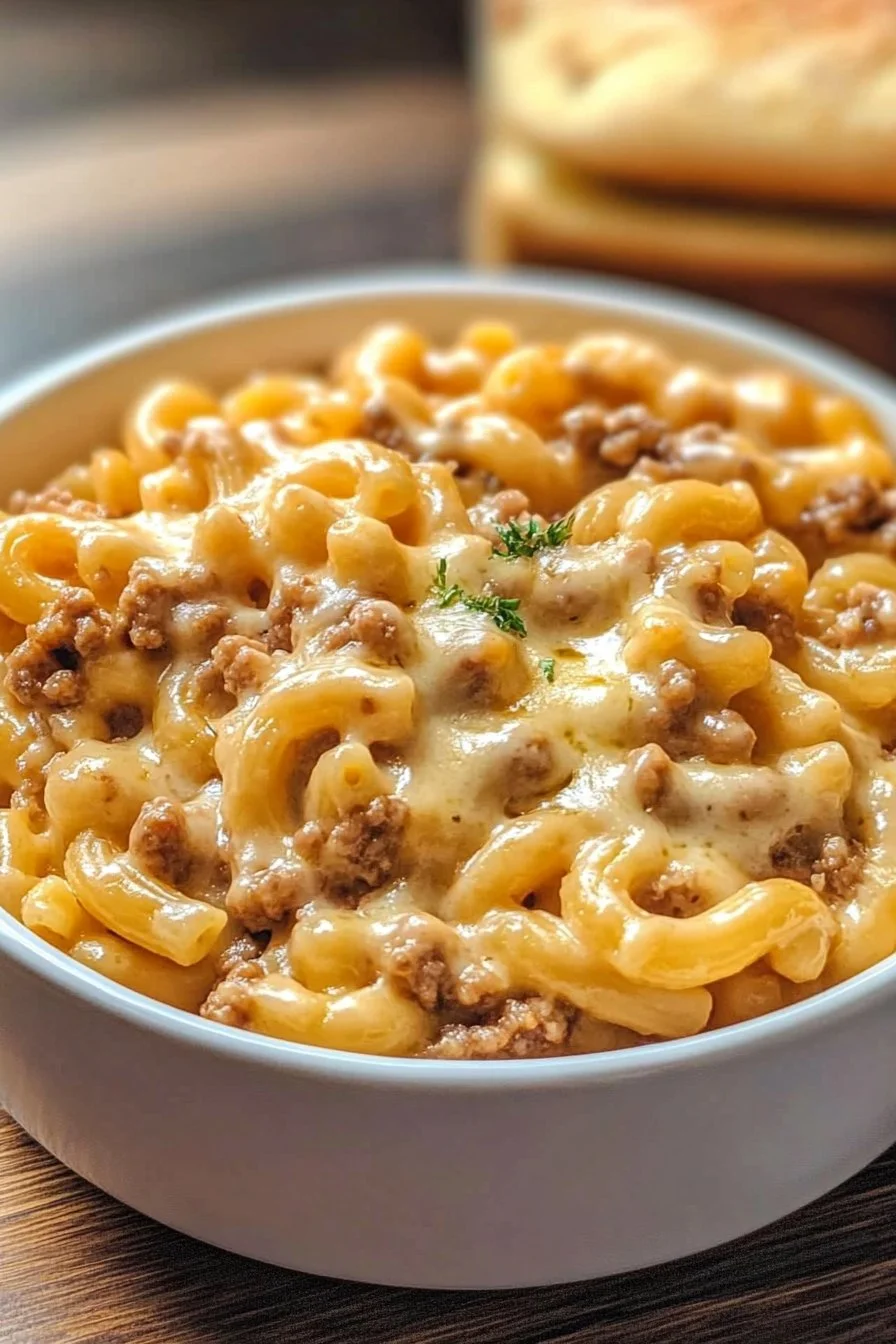 Homemade Cheeseburger Macaroni