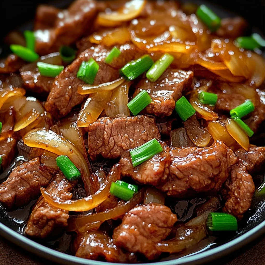 Delicious Chinese beef stir fry with colorful vegetables and aromatic spices