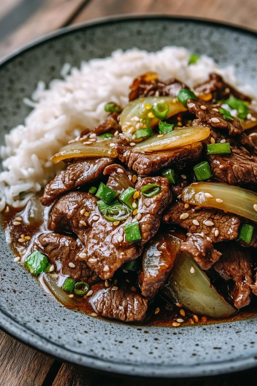 Asian Sweet Ginger Beef Stir Fry