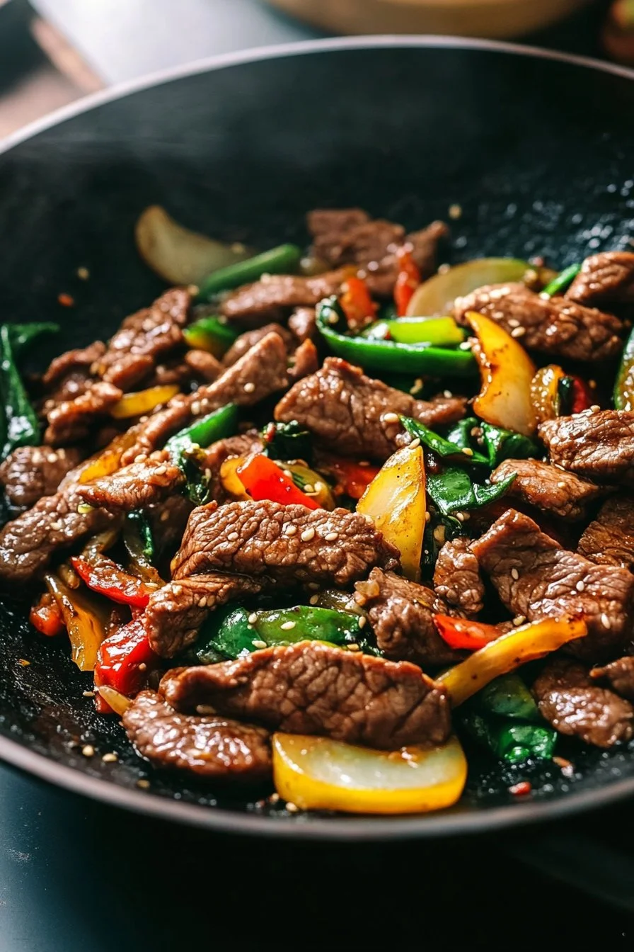 Asian Sweet Ginger Beef Stir Fry - Quick Flavorful Bliss