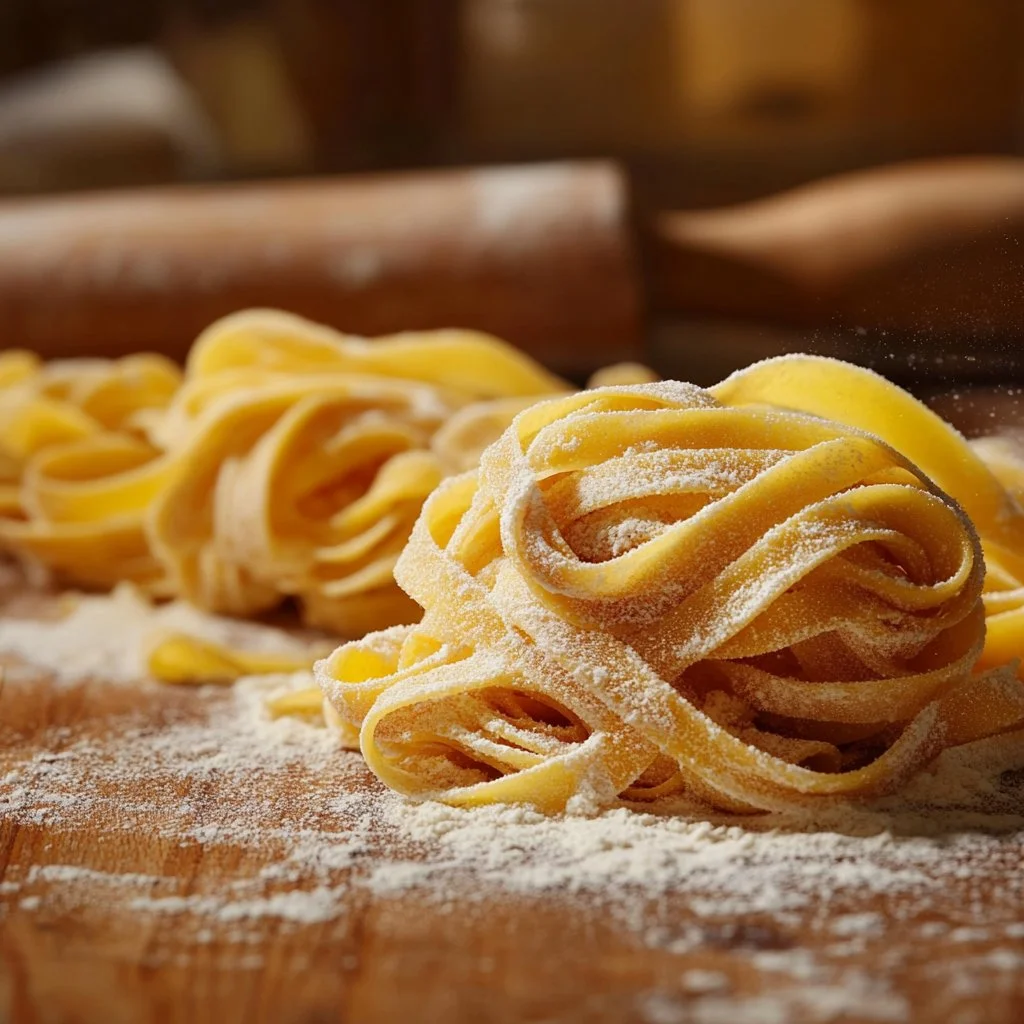 Gordon Ramsay preparing homemade pasta in the kitchen