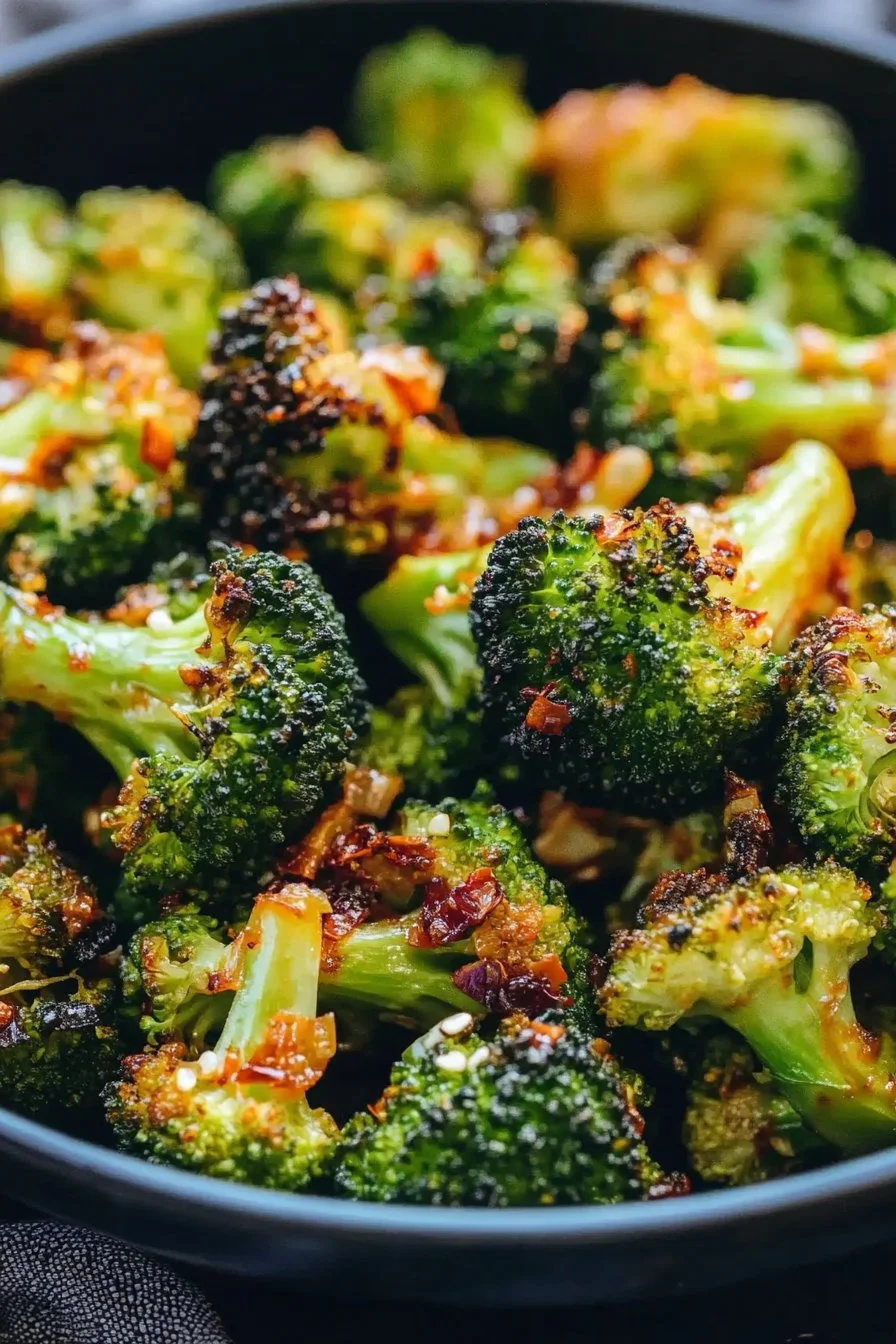 Sweet Chili Roasted Broccoli