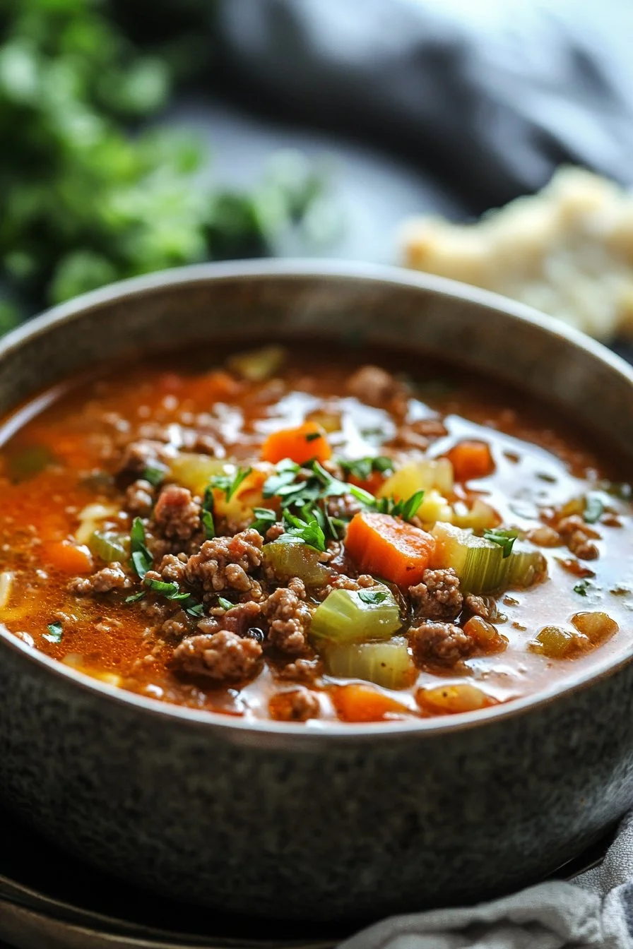 Best Hamburger Soup