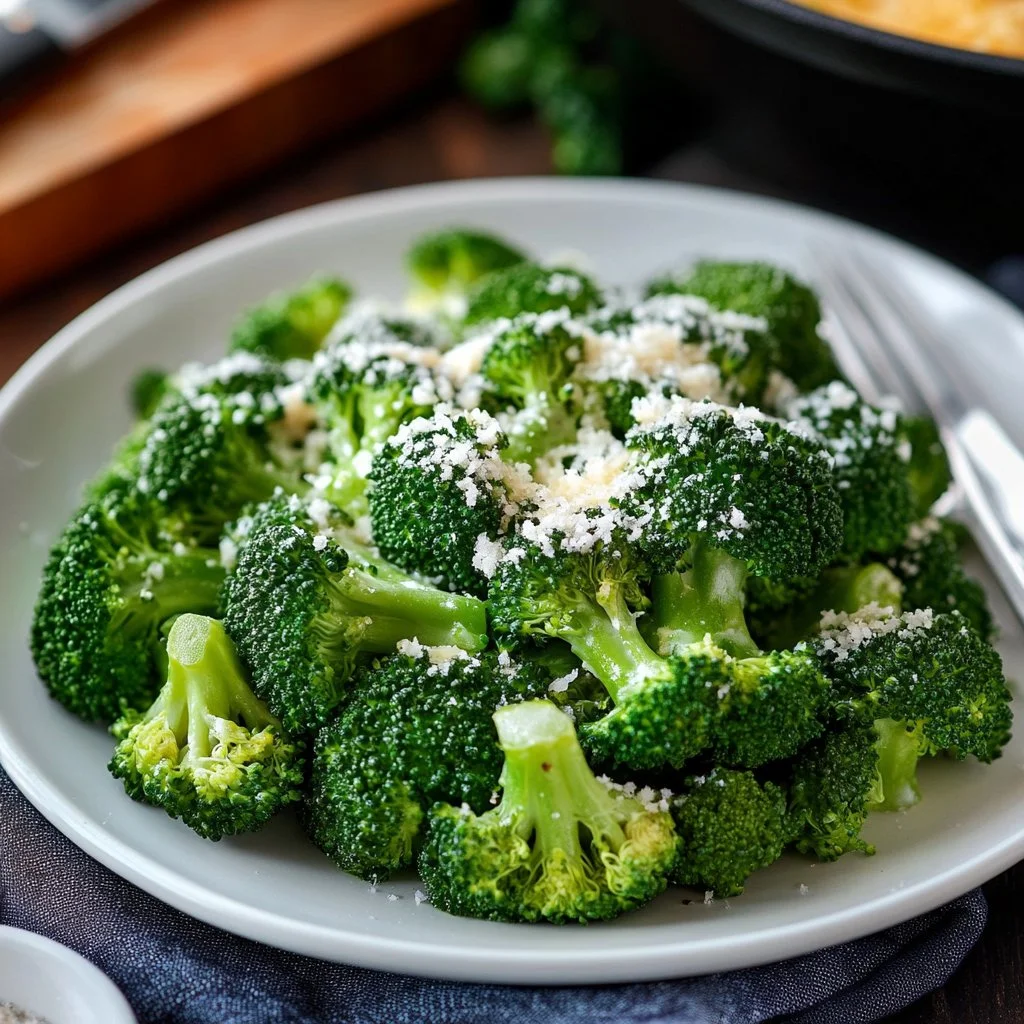 Broccoli side dish at Longhorn Steakhouse, fresh and deliciously seasoned.