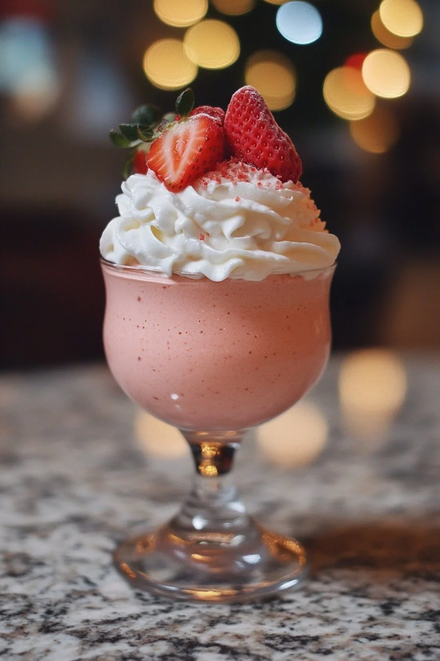Light & Fluffy Strawberry Mousse