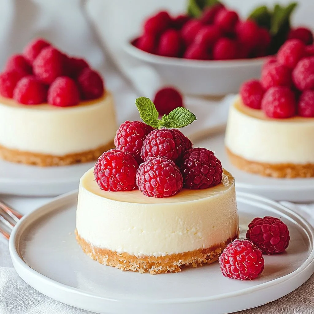 Delicious No-Bake Greek Yogurt Jello Cheesecake topped with vibrant fruit.