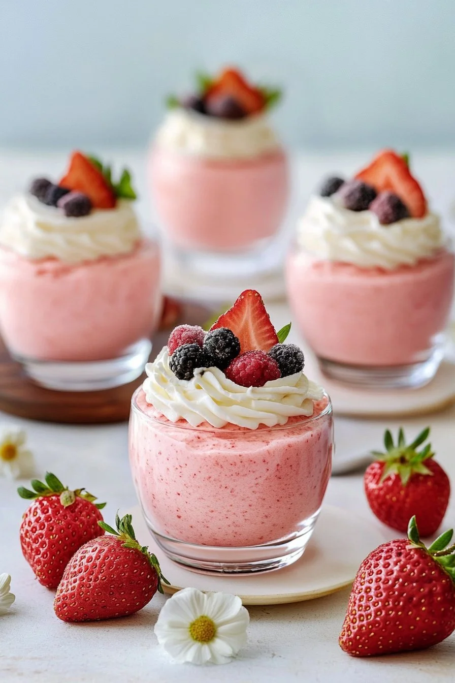 Easy Strawberry Mousse