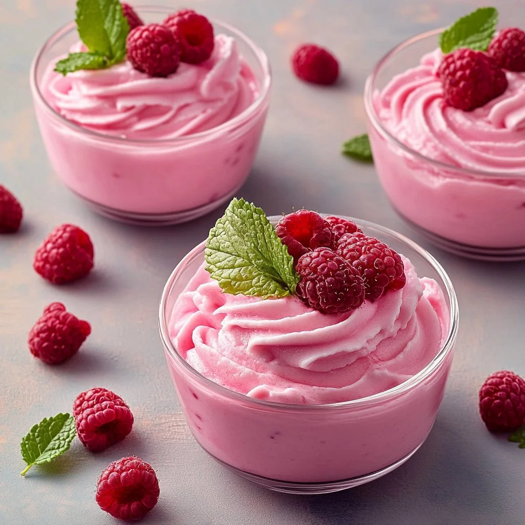 Refreshing Greek Yogurt Jello Fluff dessert in a bowl