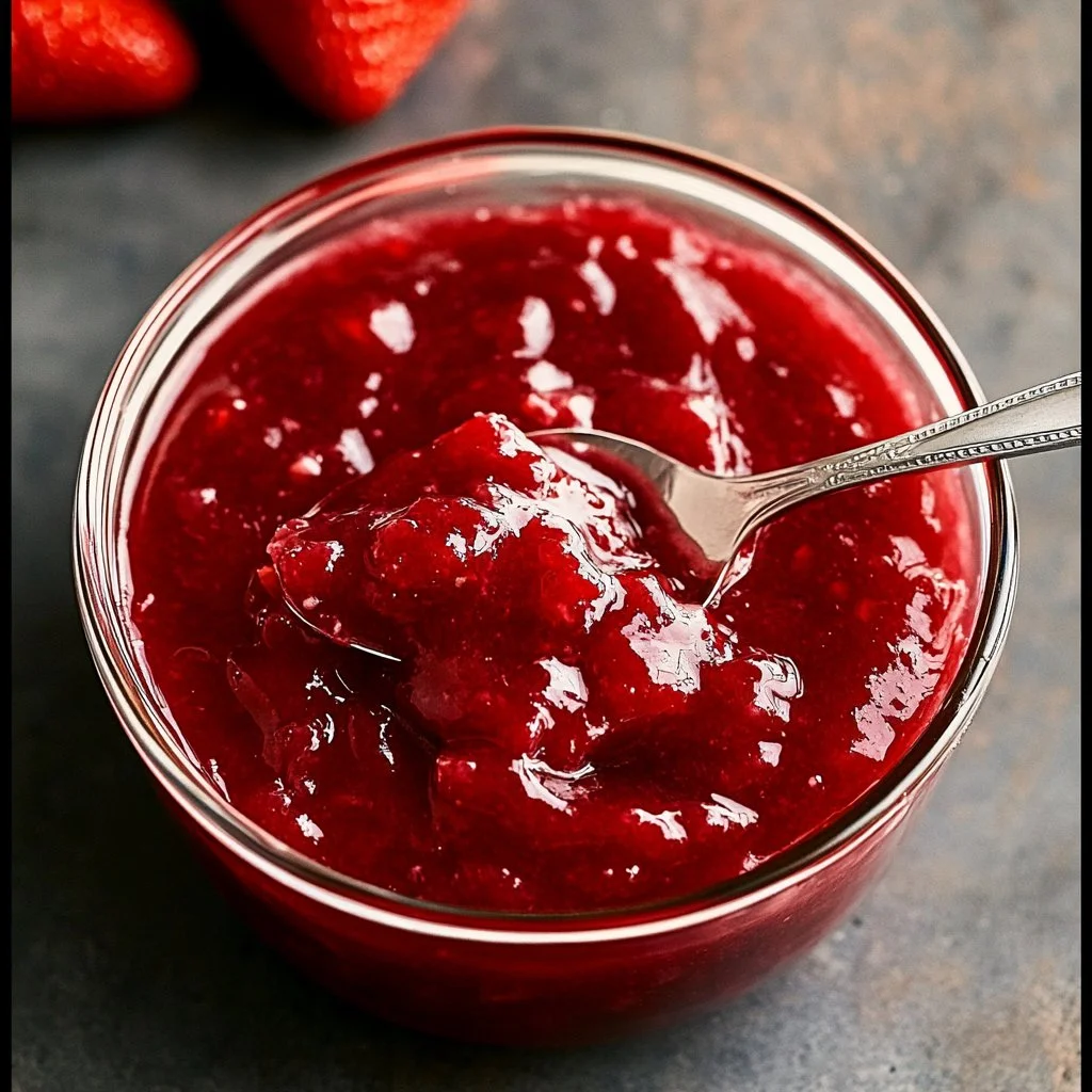 Delicious strawberry cake filling with fresh strawberries and creamy texture