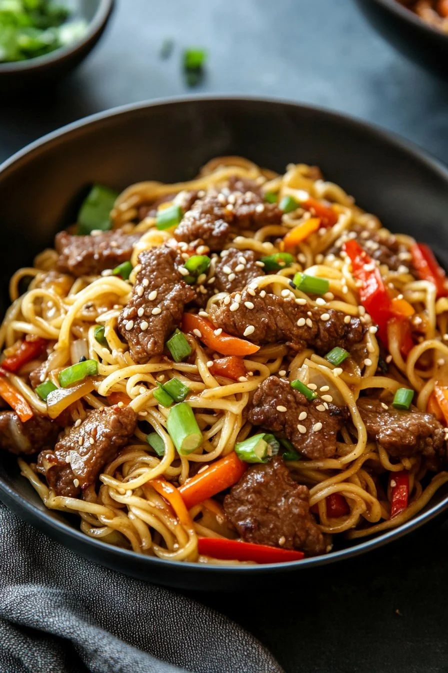 Beef Stir Fry Noodles