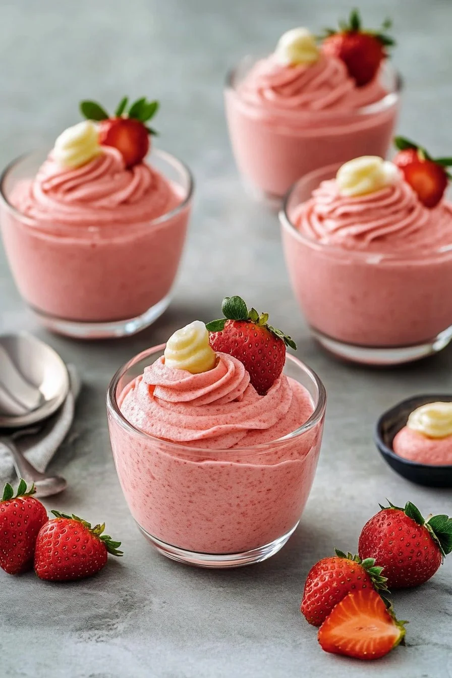 Easy Strawberry Mousse