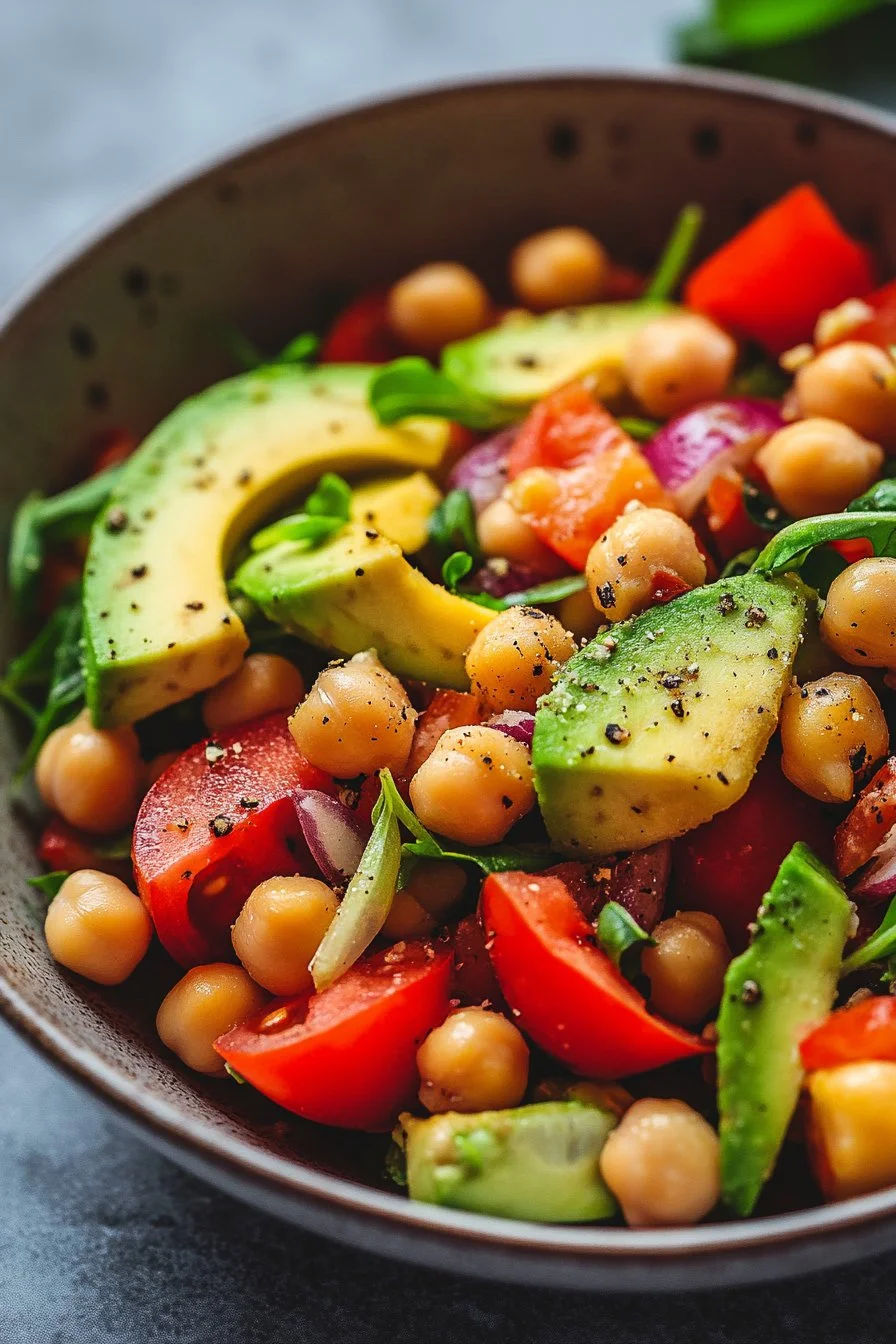 Avocado Chickpea Salad