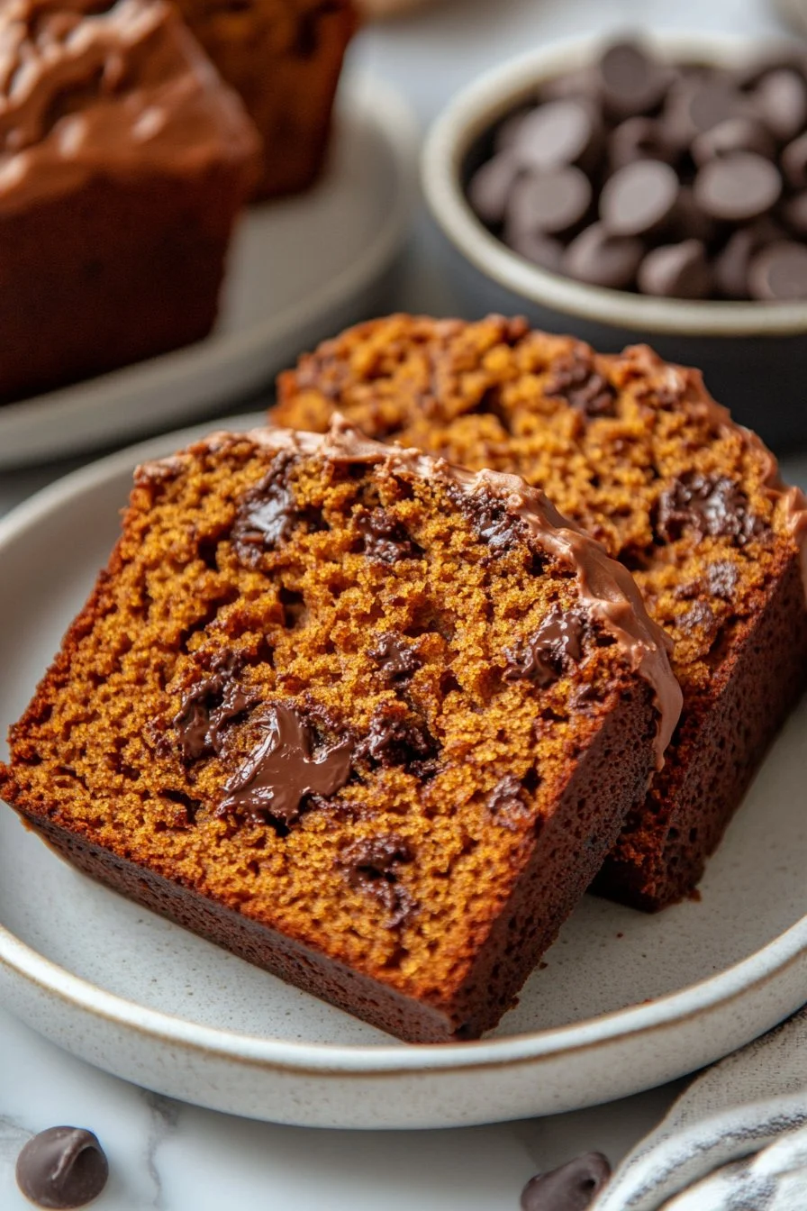 Banana Chocolate Chip Pumpkin Bread