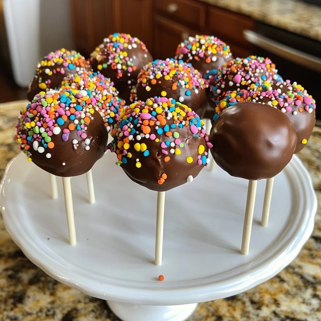 Delicious homemade cake pops better than Starbucks with colorful icing.
