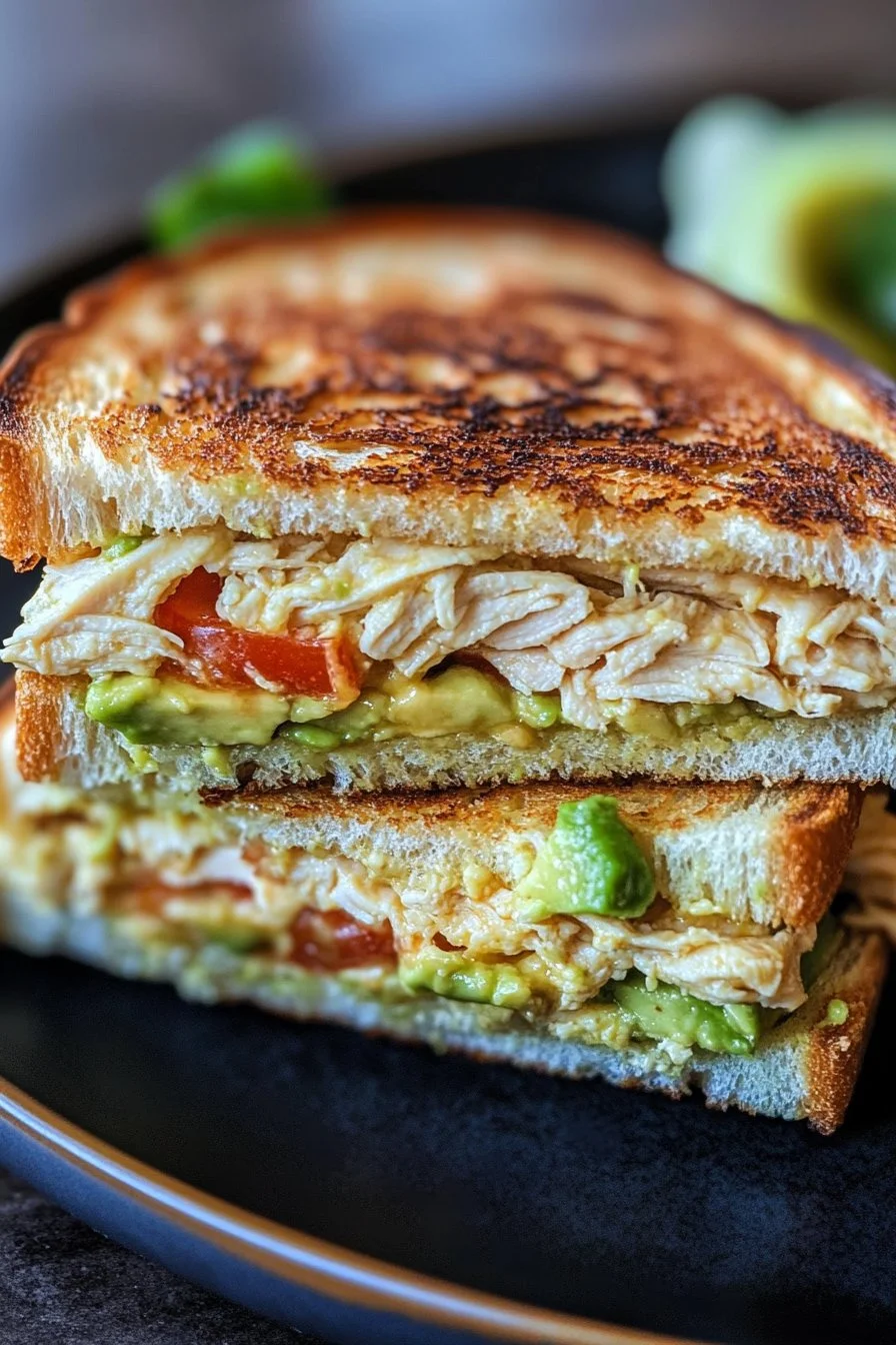 Chicken Avocado Melt Sandwich