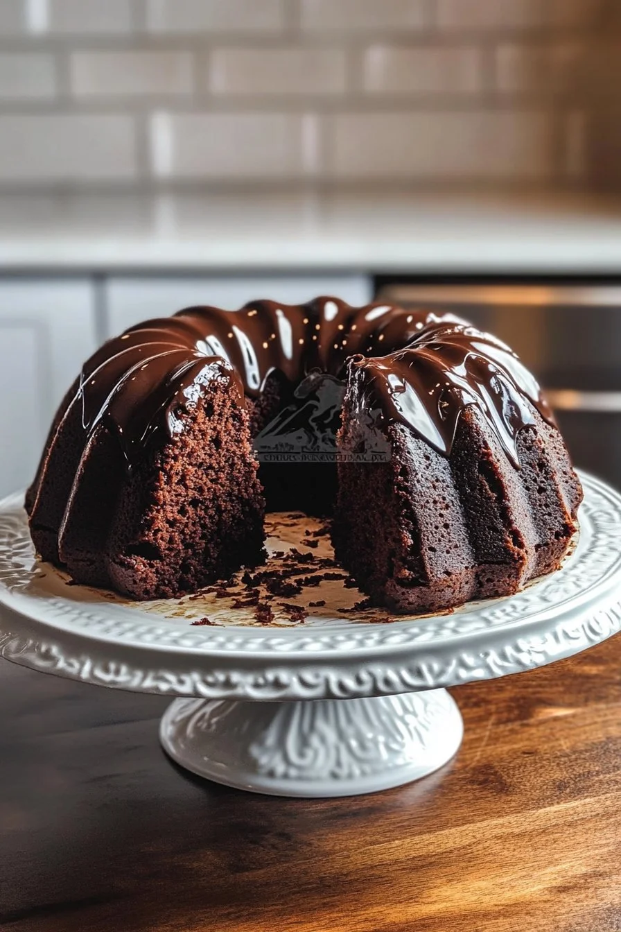Chocolate Sour Cream Bundt Cake