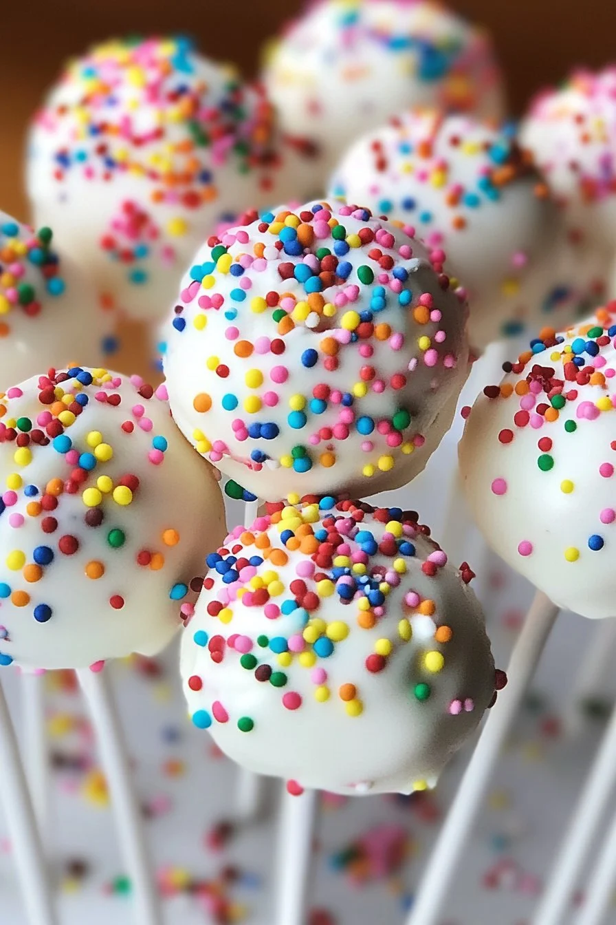 Copy Cat Birthday Cake Pops