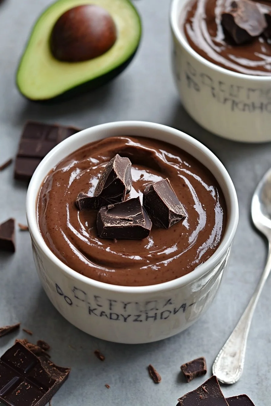 Creamy Chocolate Avocado Pudding