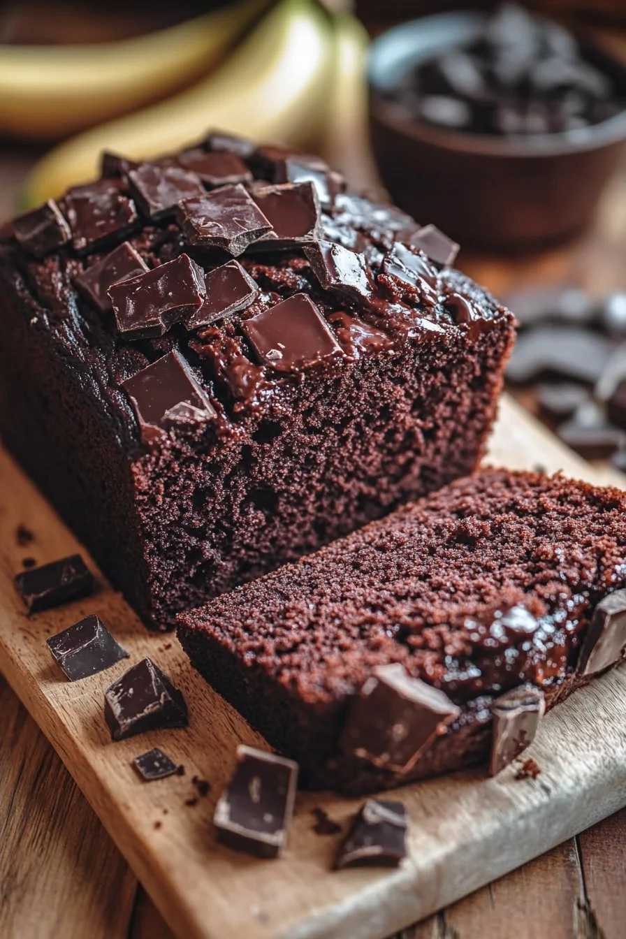 Double Chocolate Banana Bread
