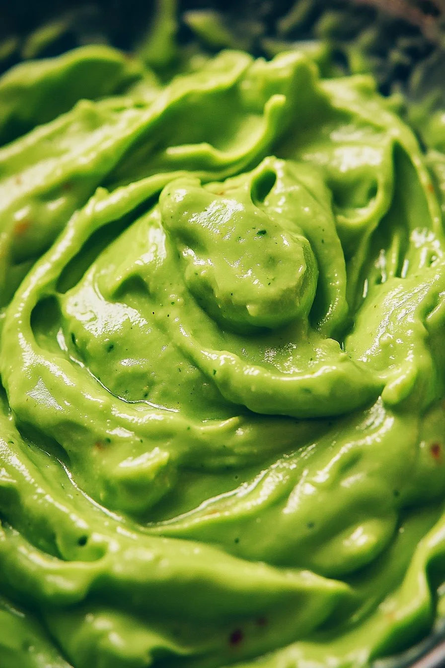 Easy Avocado Lime Cream