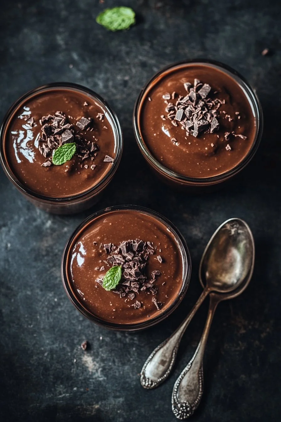 Easy Chocolate Avocado Pudding