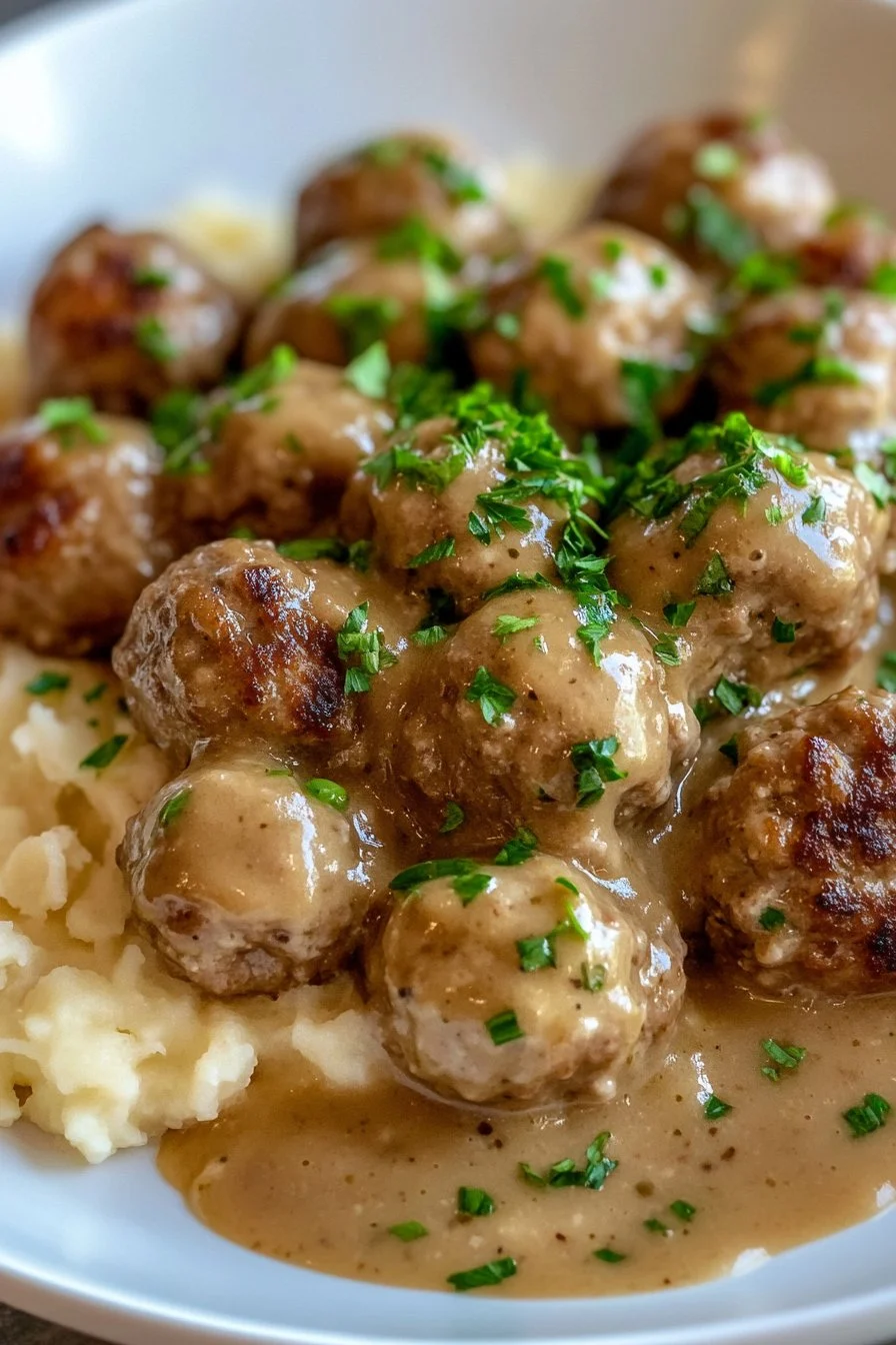 Easy Swedish Meatballs Crockpot Recipe