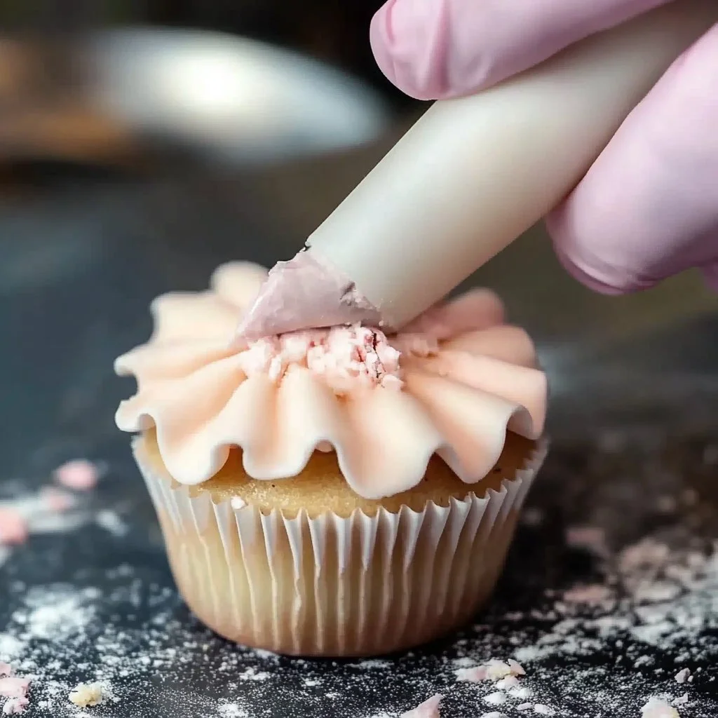 Beautifully decorated floral cupcakes in vibrant colors