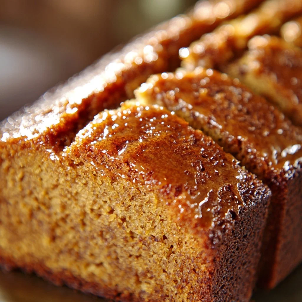 Delicious homemade Jamaican banana bread with tropical flavors