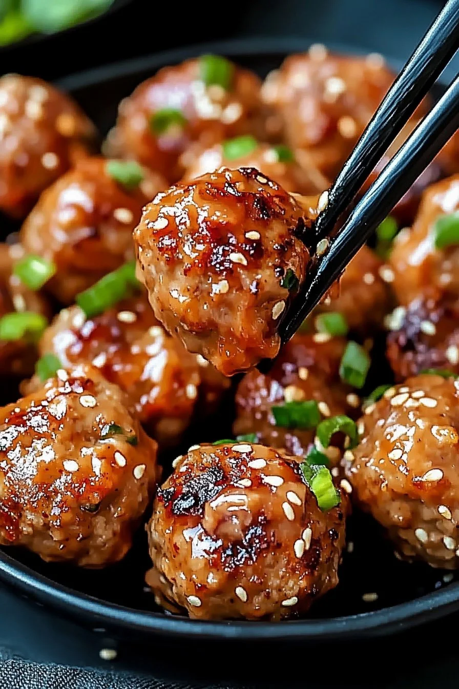 Korean BBQ Meatballs with Spicy Mayo Dip: A Flavor-Packed Beginner-Friendly Recipe
