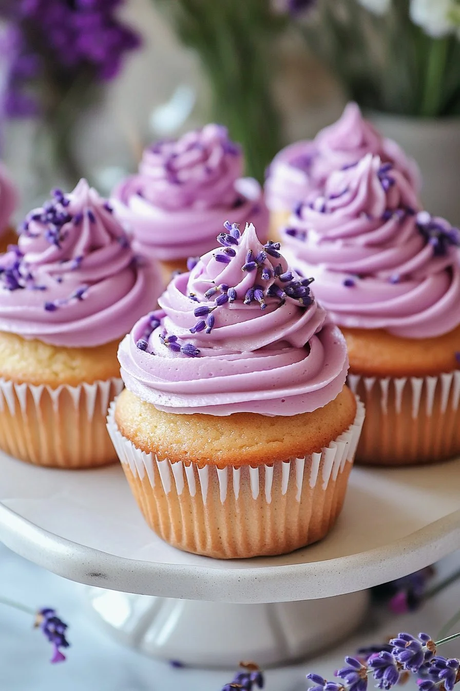 Lavender Honey Cupcakes
