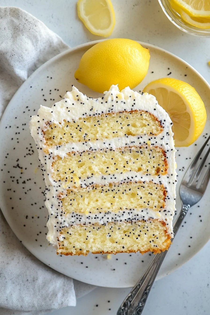 Lemon Poppy Seed Cake
