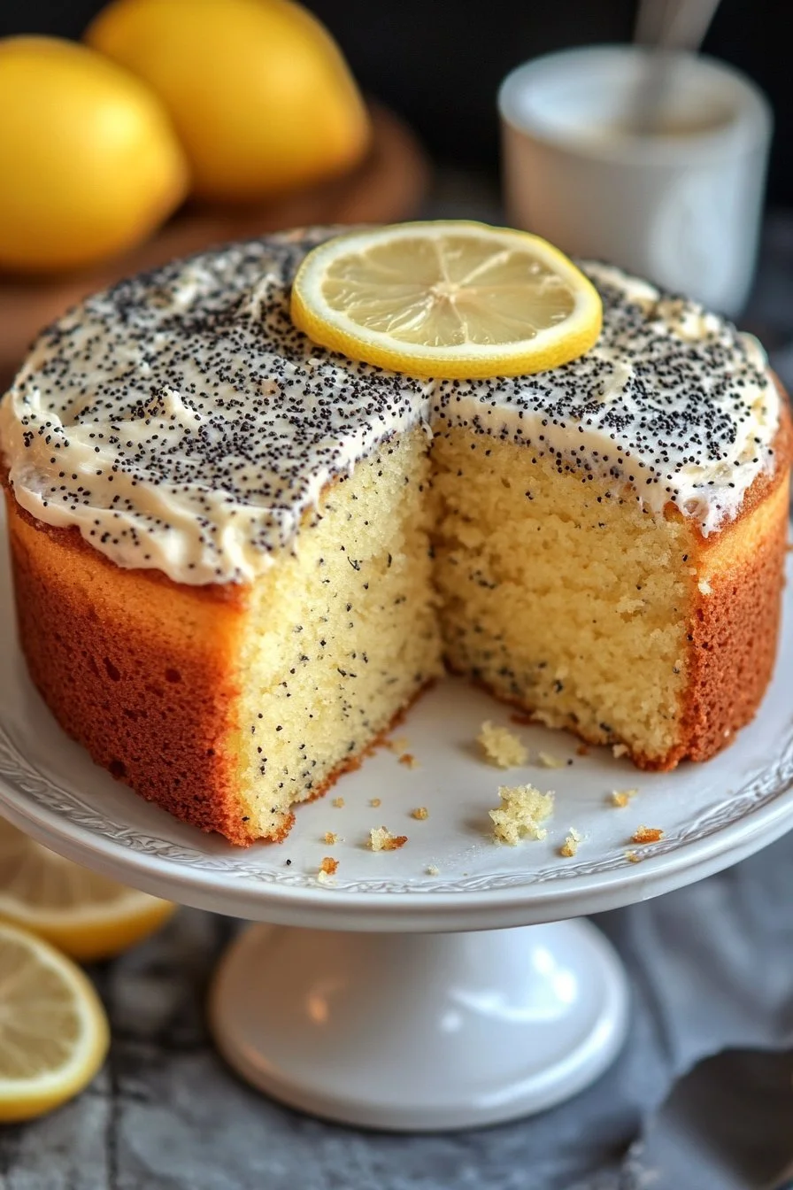 Lemon Poppy Seed Cake