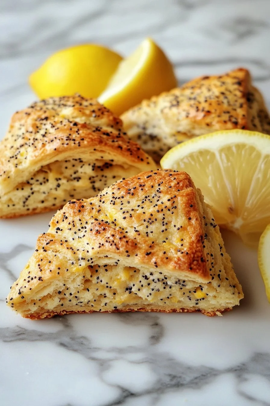 Lemon Poppyseed Scones