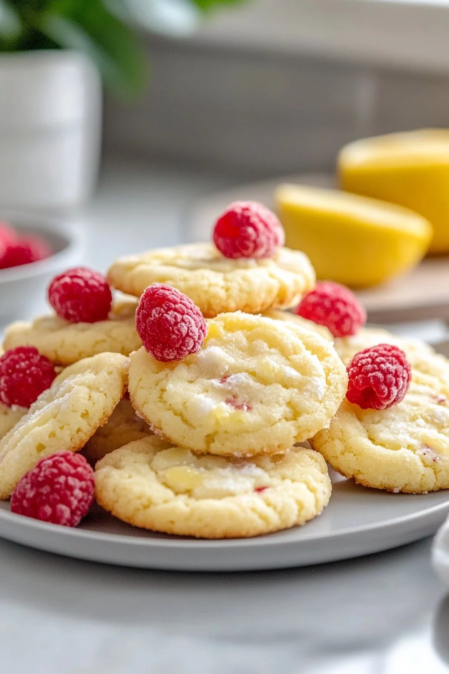 Lemon Raspberry Cookies
