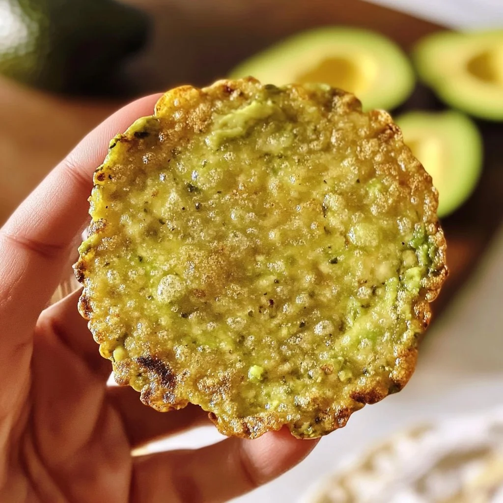 Low-carb avocado chips served in a bowl, a healthy snack option