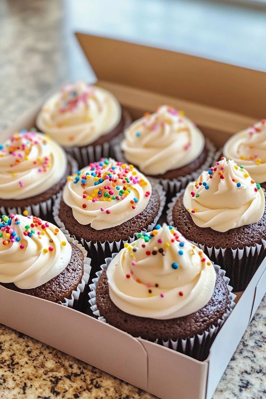 OLBAA Deep Cupcake Box ~ holds 12 - 20 pack