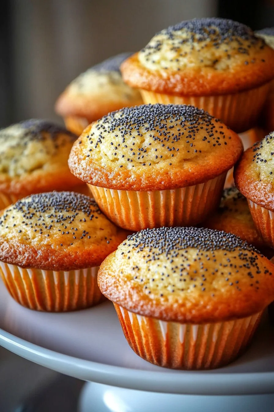 Orange Muffins With Poppyseeds
