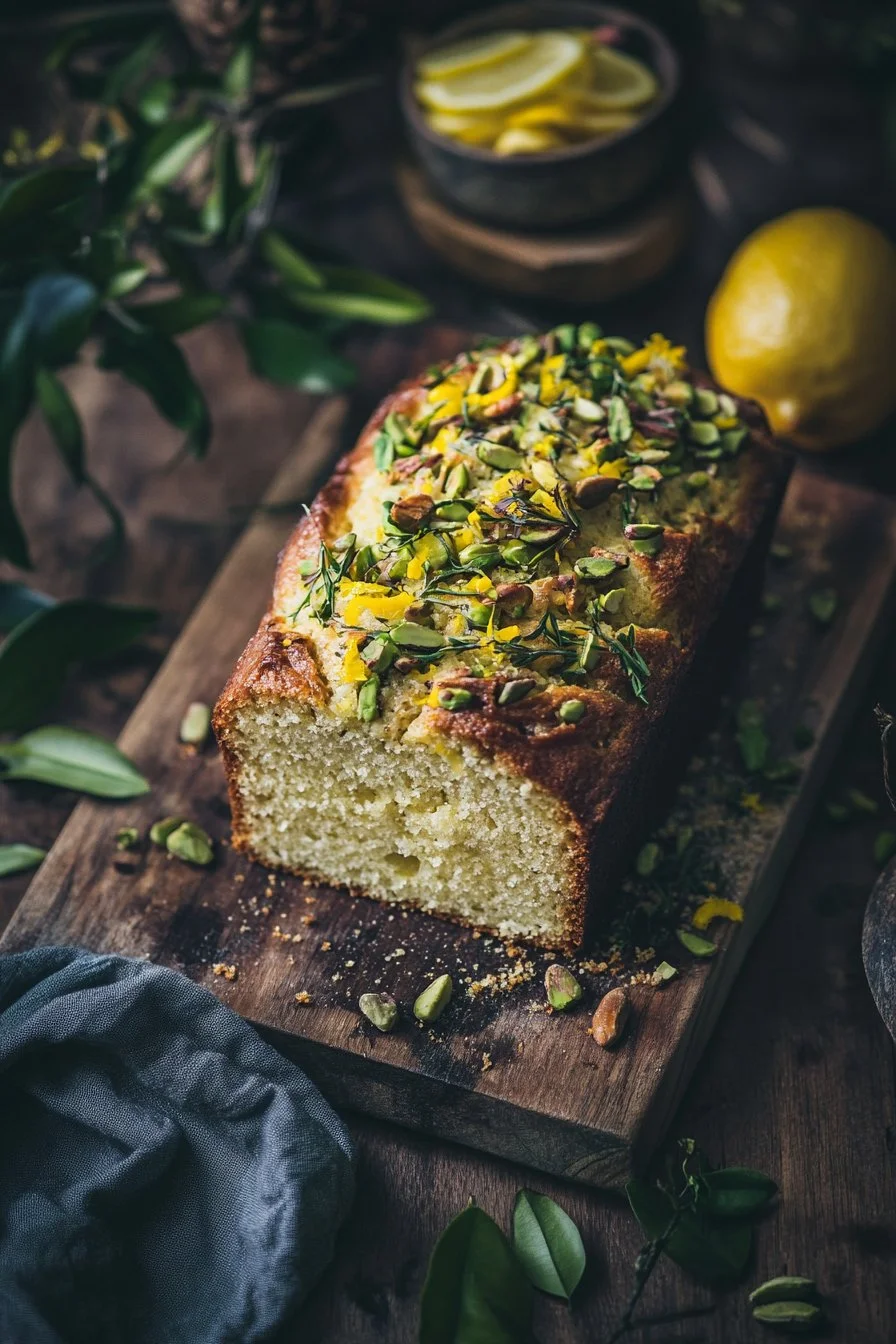 Pistachio Lemon Breakfast Bread
