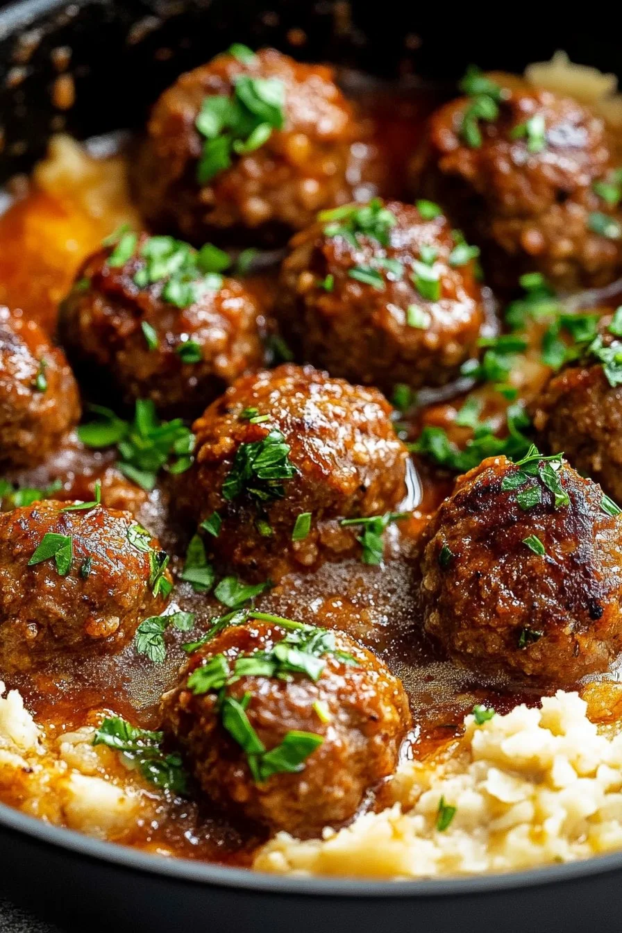 Salisbury Steak Meatballs