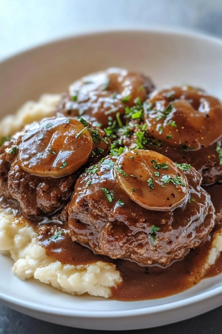 Slow Cooker Salisbury Steak