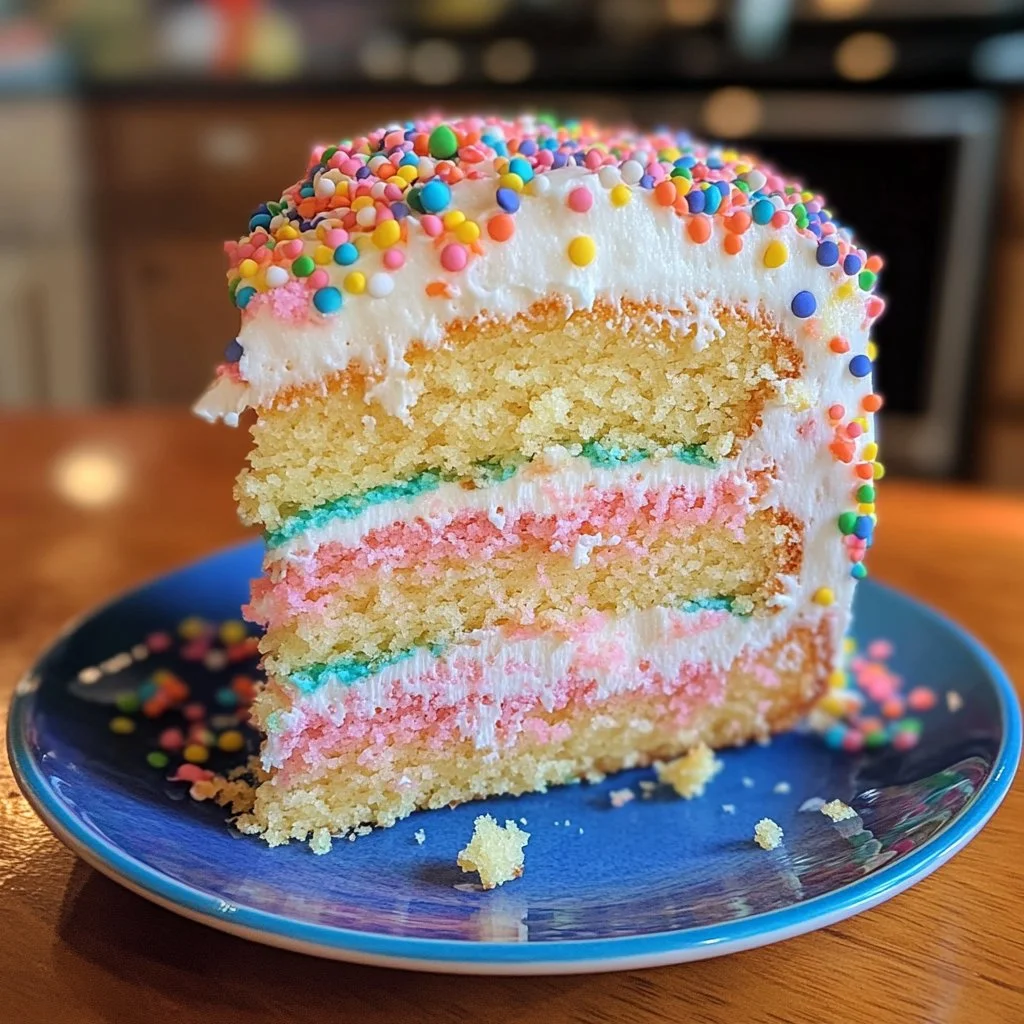 Delicious Sock it to Me Cake with a cinnamon swirl on a plate