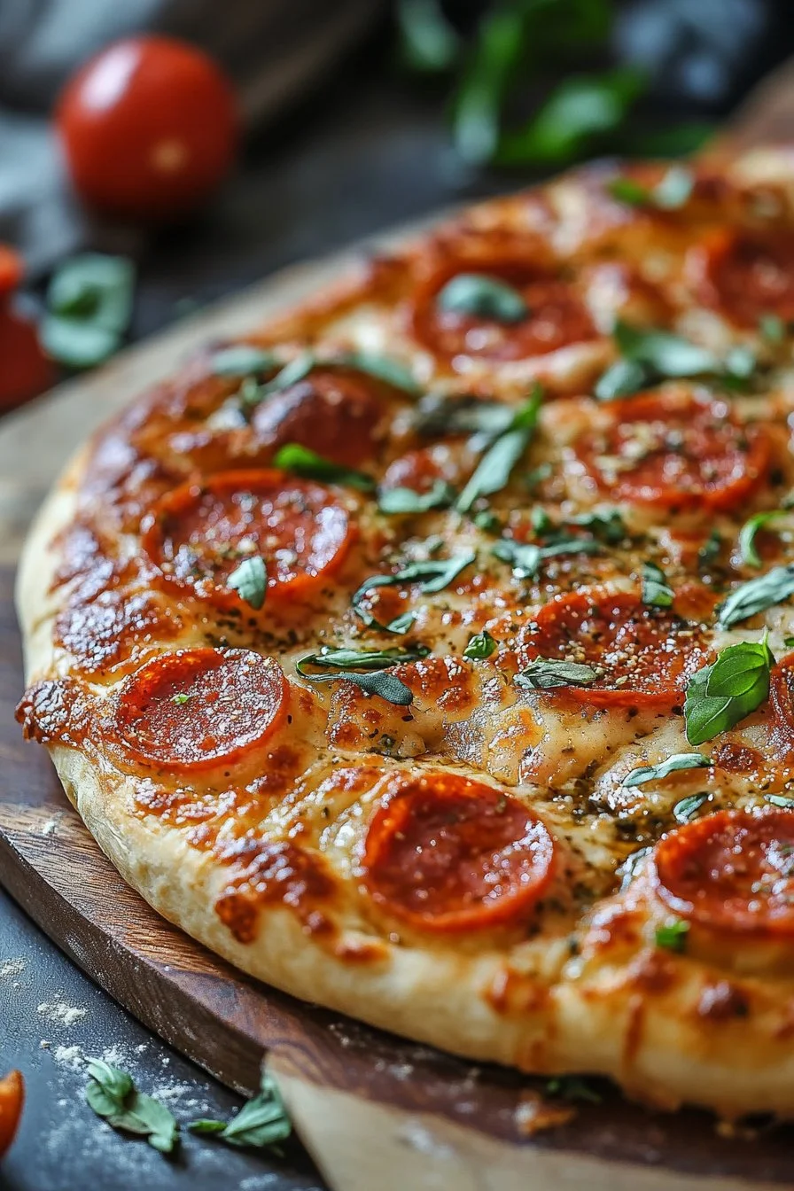 Sourdough Focaccia Pizza