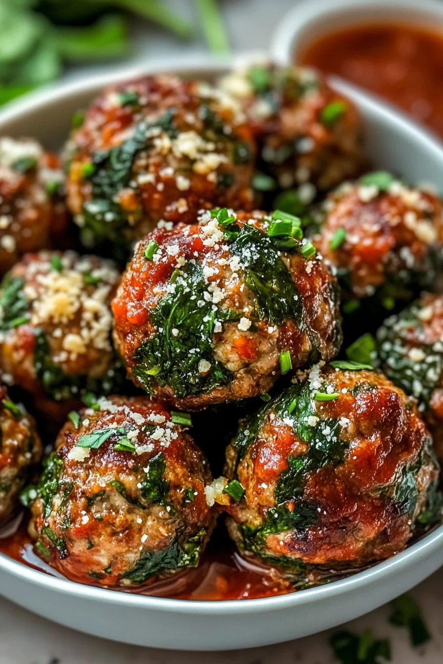 Spinach Garlic Meatballs Recipe Everyone Will Love