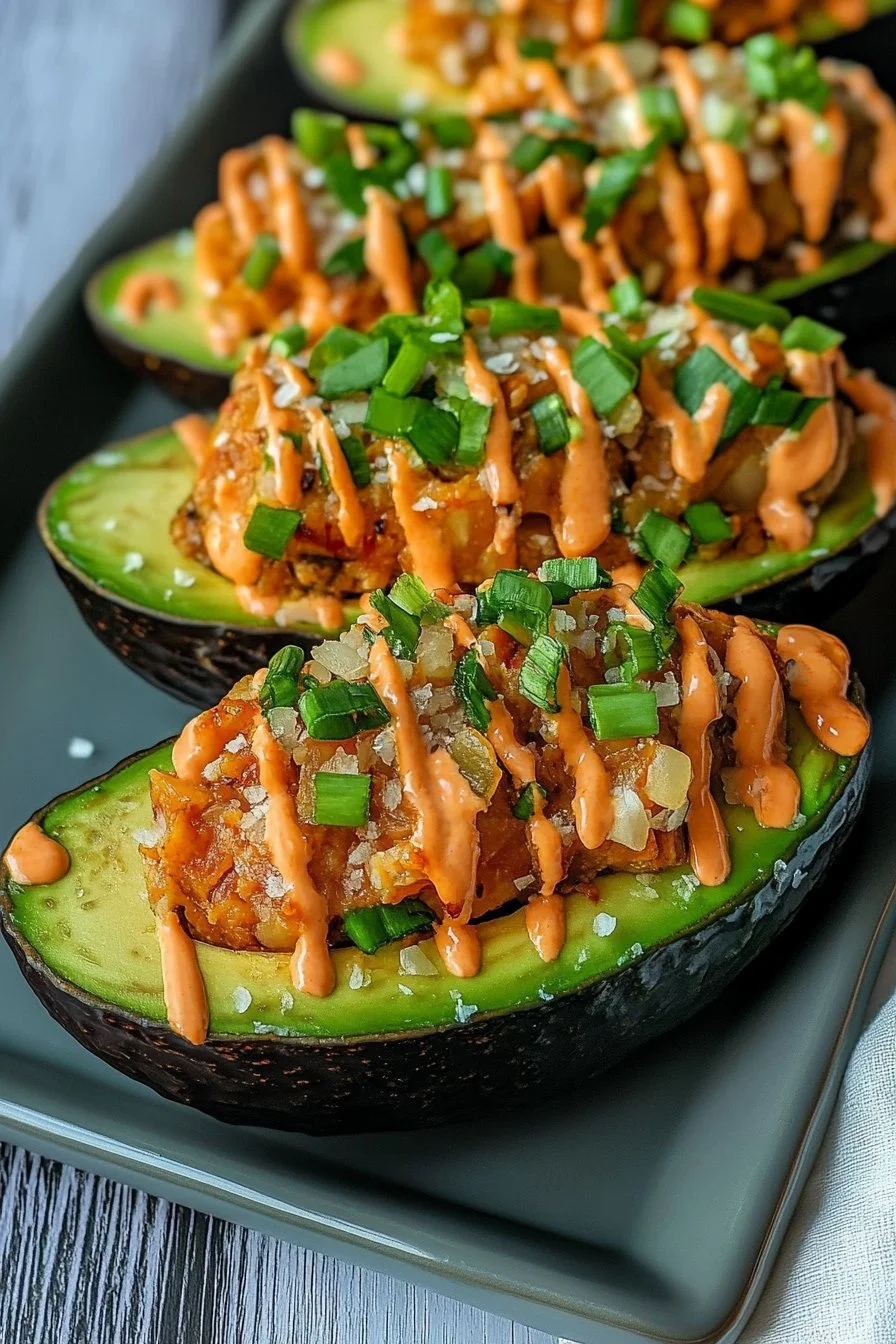 Tuna Stuffed Avocados