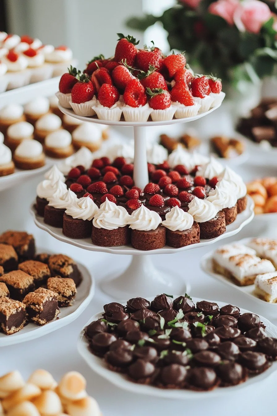 25 Easy Bridal Shower Dessert Collection