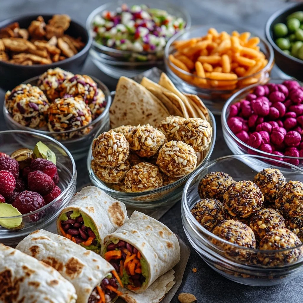 Healthy high protein snacks for on-the-go convenience and energy.